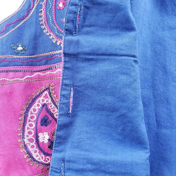 Vtg 90s New Directions Womens Vest Sz S Boho Festival Folk Western Embroidery - Picture 7 of 15